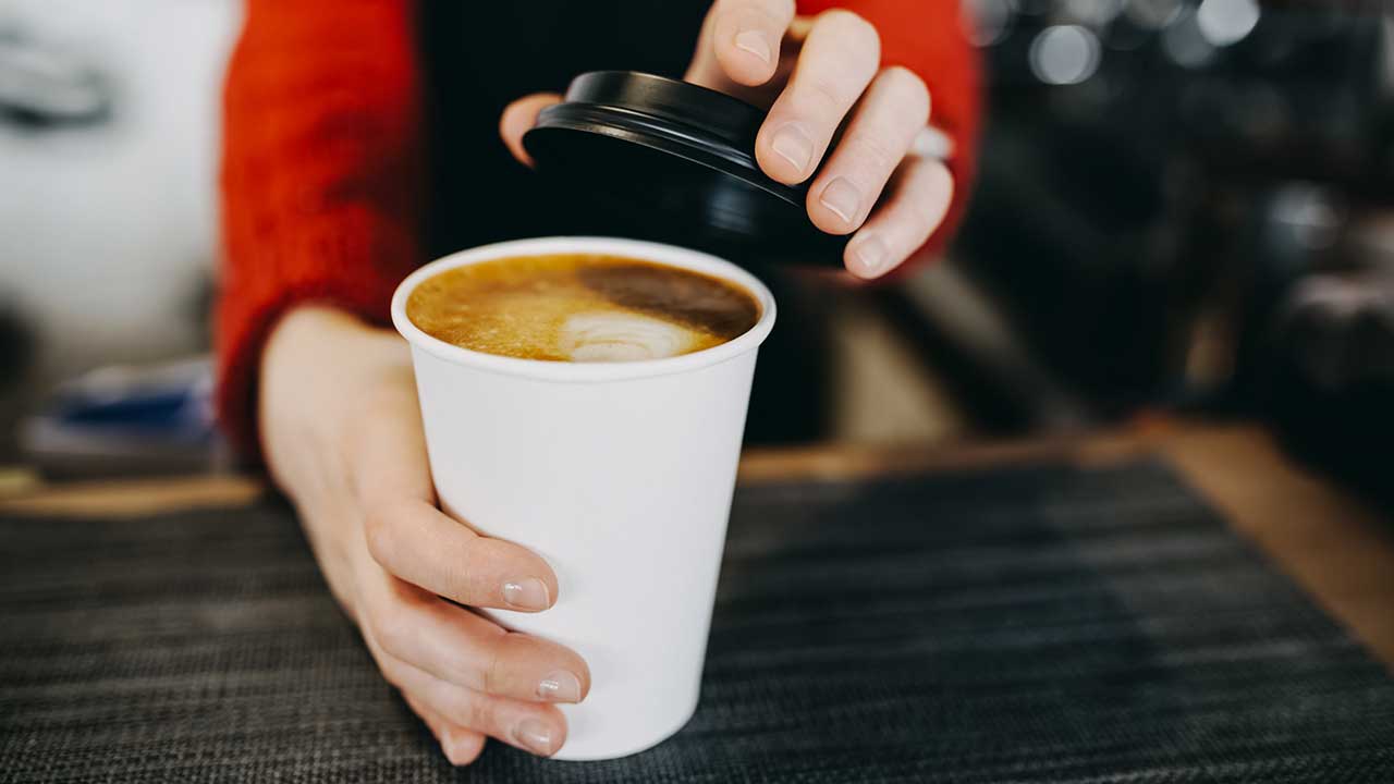 درب لیوان کاغذی