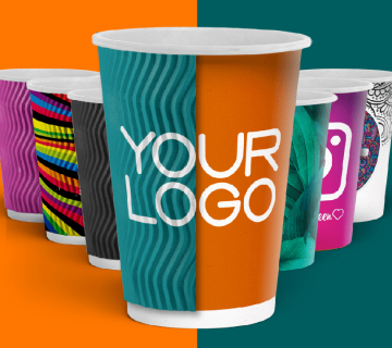 برندسازی با لیوان کاغذی