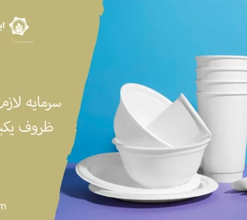 سرمایه لازم برای تولید ظروف یکبار مصرف
