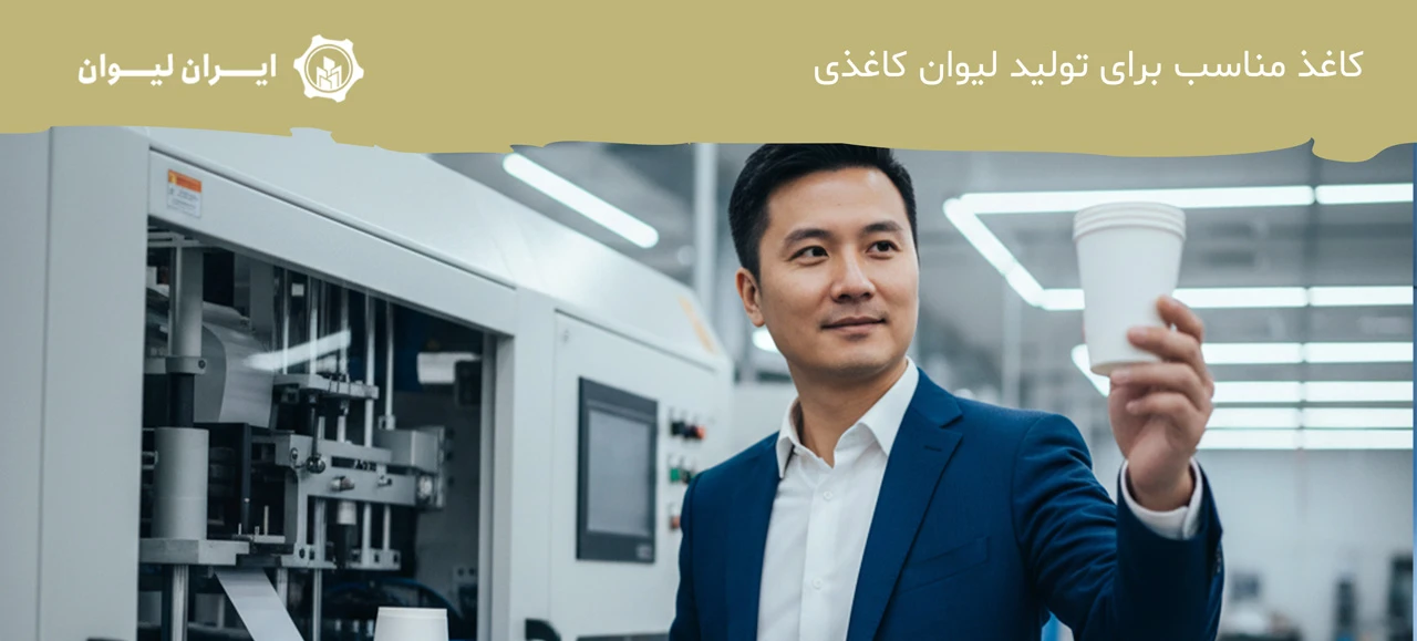 کاغذ مناسب برای تولید لیوان کاغذی - لیوان کاغذی از چی درست میشه