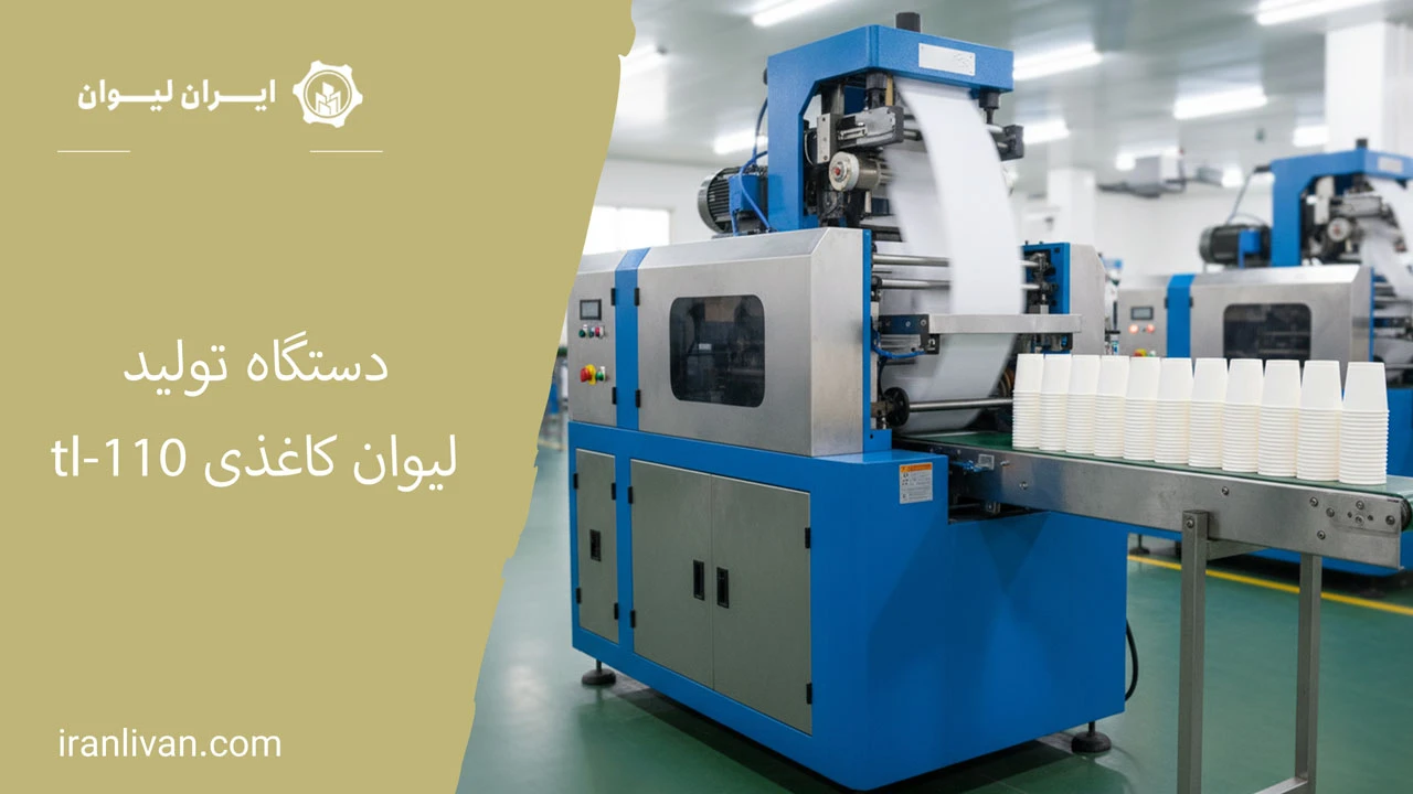 دستگاه تولید لیوان کاغذی tl-110