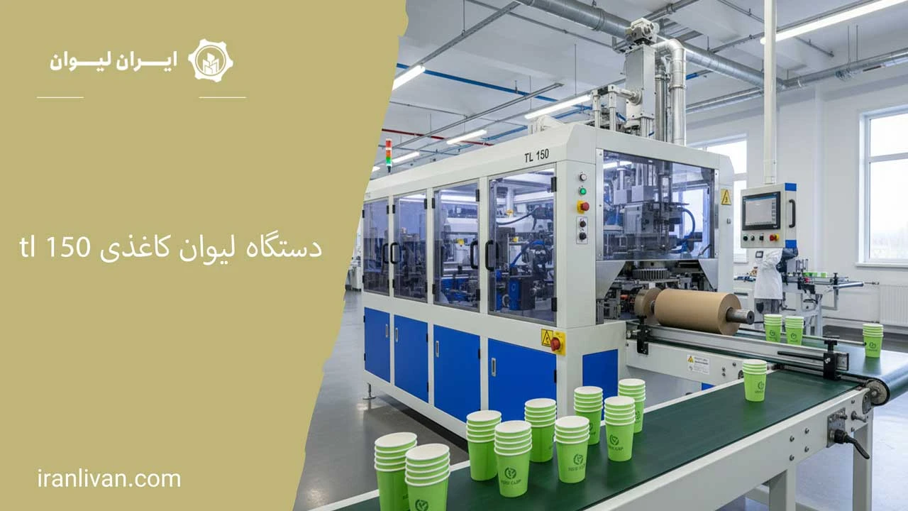 دستگاه لیوان کاغذی tl 150