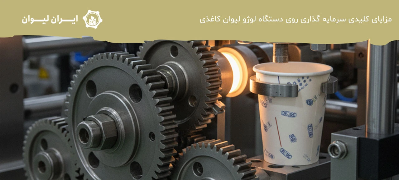 دستگاه لوژو لیوان کاغذی